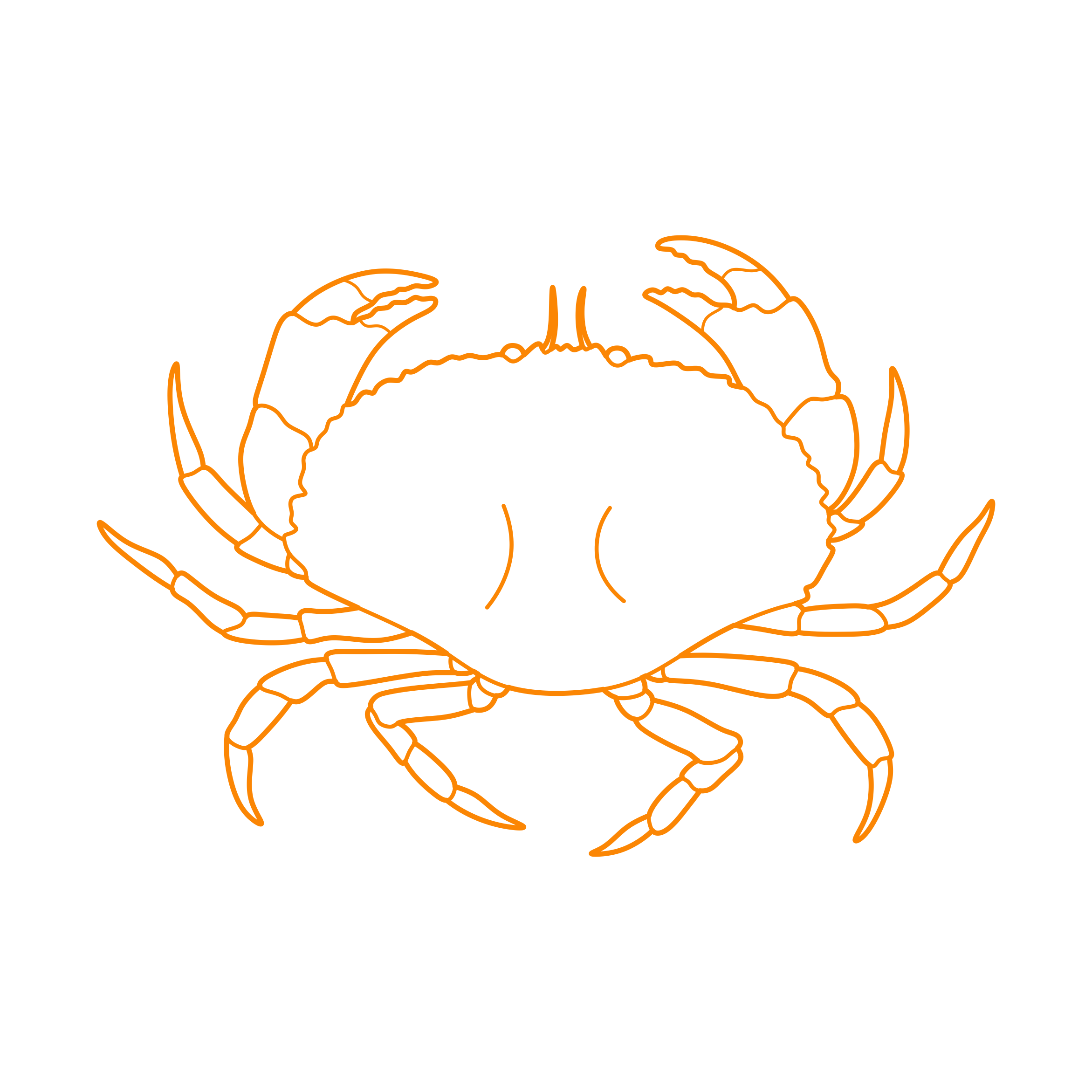 Animals Crustaceans Jonah Crab Tracing Svg Vector Free Vectors